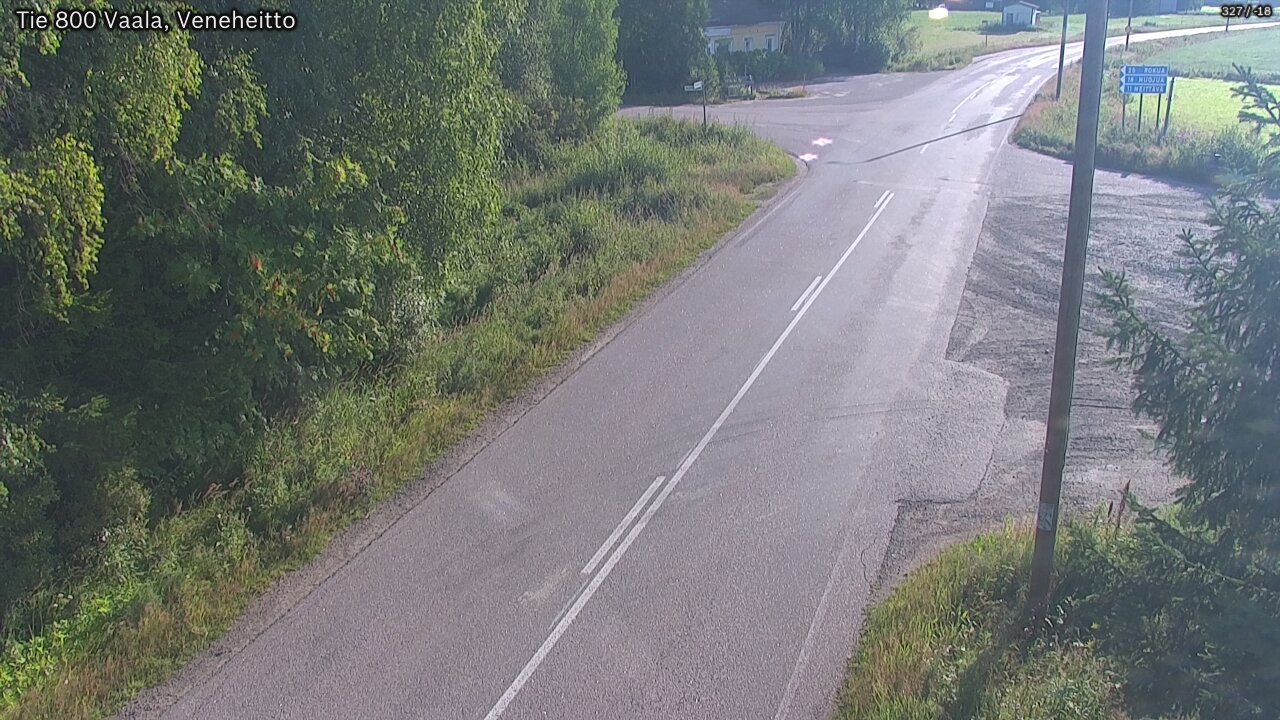 Weather Camera Image Väg 800 Vaala, Veneheitto, Vaala, Pohjois-Pohjanmaa