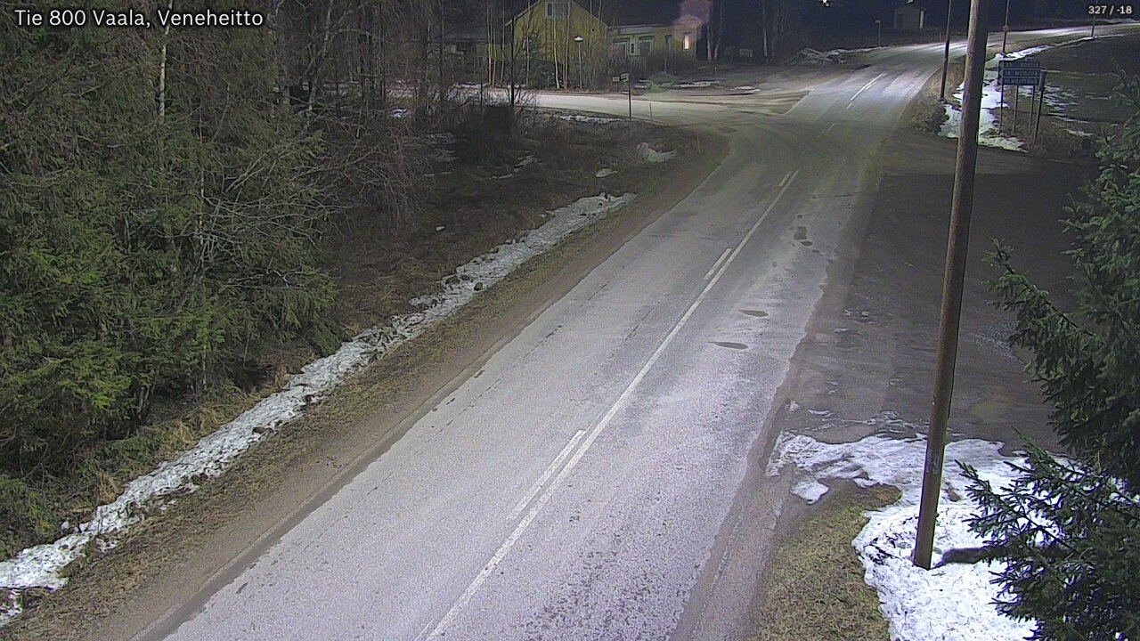 Kelikamerat Kuva Tie 800 Vaala, Veneheitto, Vaala, Pohjois-Pohjanmaa