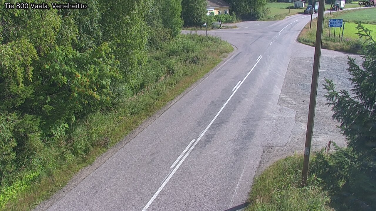 Kelikamerat Kuva Tie 800 Vaala, Veneheitto, Vaala, Pohjois-Pohjanmaa