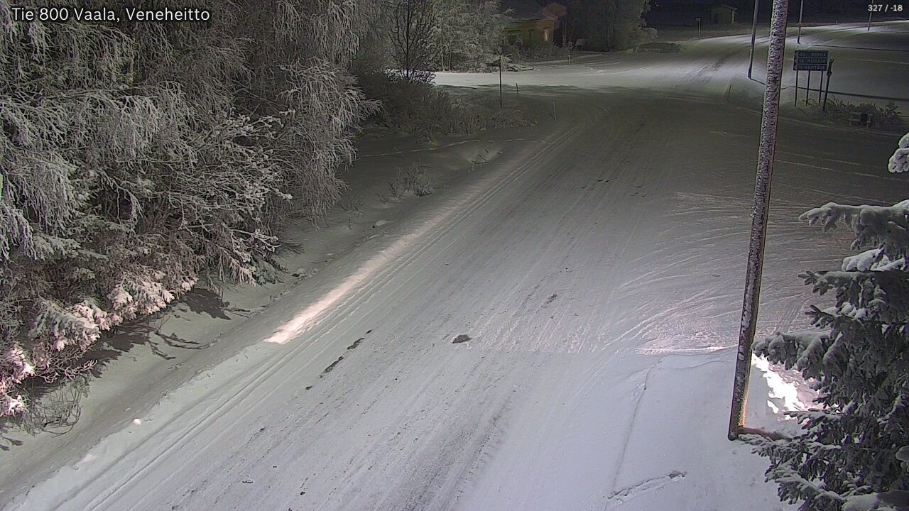 Kelikamerat Kuva Tie 800 Vaala, Veneheitto, Vaala, Pohjois-Pohjanmaa