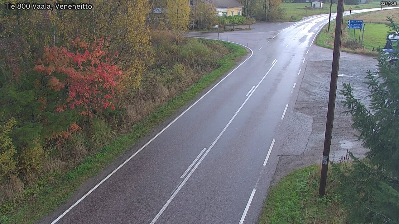 Weather Camera Image Väg 800 Vaala, Veneheitto, Vaala, Pohjois-Pohjanmaa