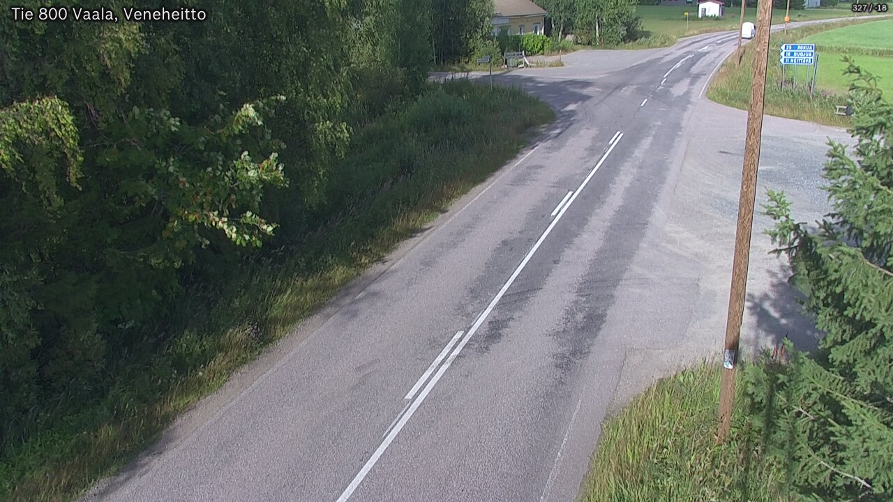 Kelikamerat Kuva Tie 800 Vaala, Veneheitto, Vaala, Pohjois-Pohjanmaa