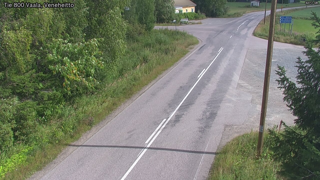 Kelikamerat Kuva Tie 800 Vaala, Veneheitto, Vaala, Pohjois-Pohjanmaa