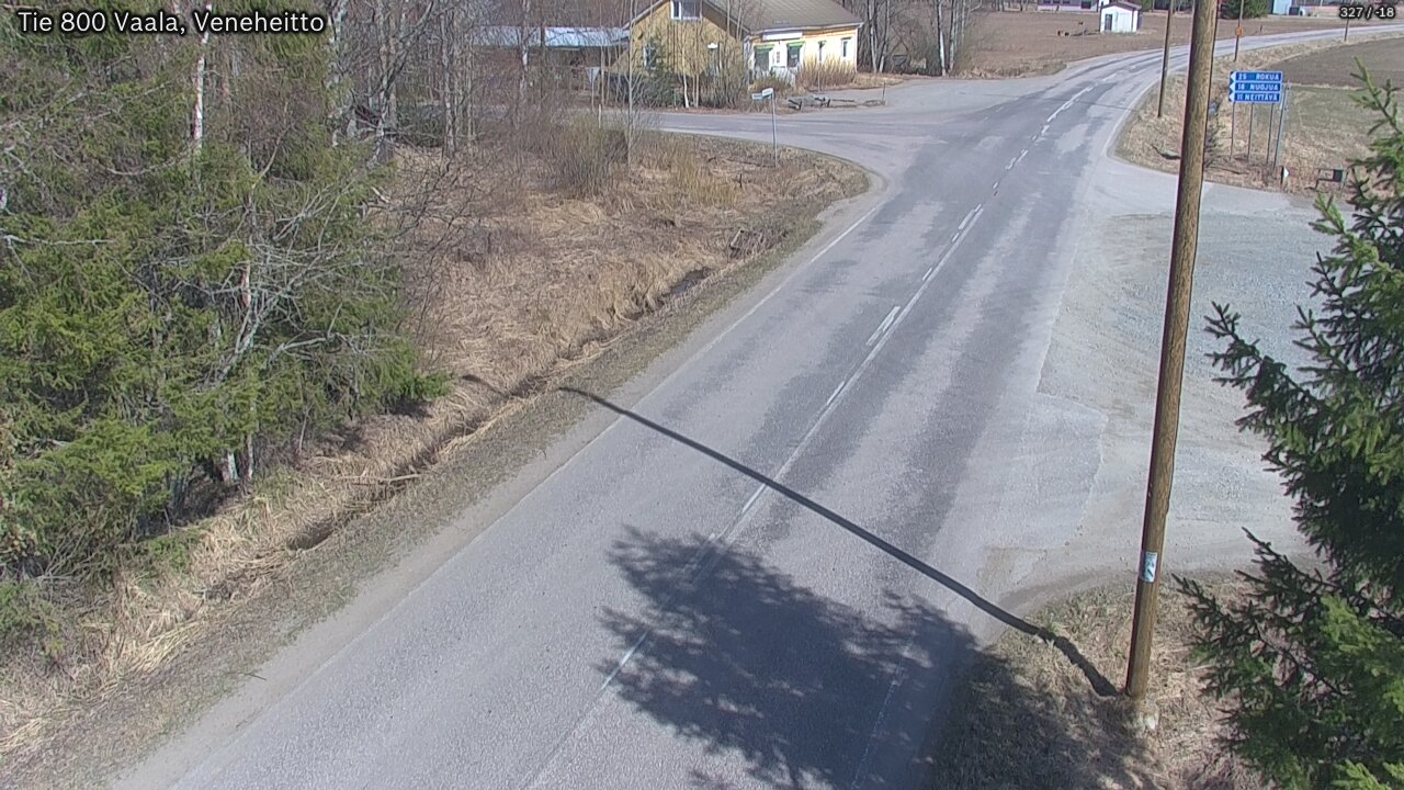 Kelikamerat Kuva Tie 800 Vaala, Veneheitto, Vaala, Pohjois-Pohjanmaa