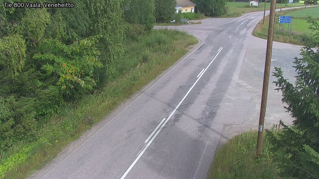 Kelikamerat Kuva Tie 800 Vaala, Veneheitto, Vaala, Pohjois-Pohjanmaa