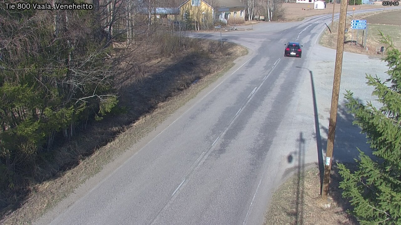 Kelikamerat Kuva Tie 800 Vaala, Veneheitto, Vaala, Pohjois-Pohjanmaa
