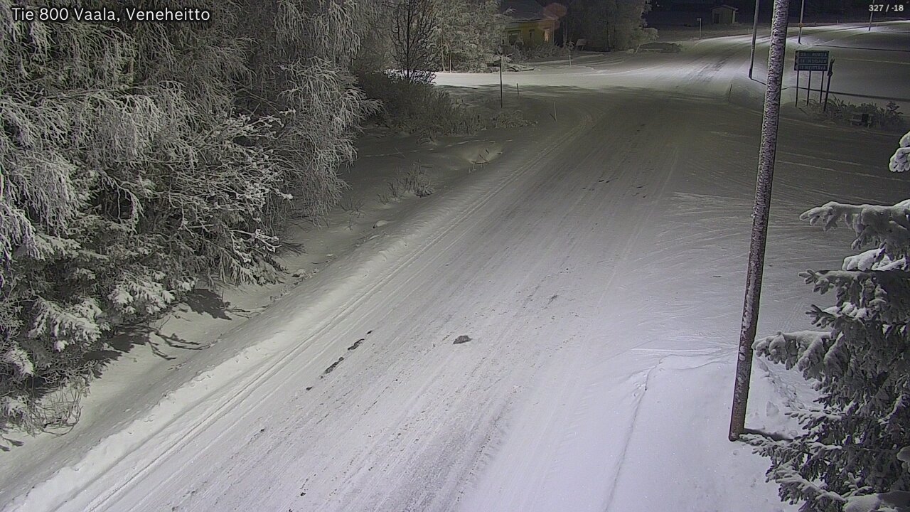 Kelikamerat Kuva Tie 800 Vaala, Veneheitto, Vaala, Pohjois-Pohjanmaa