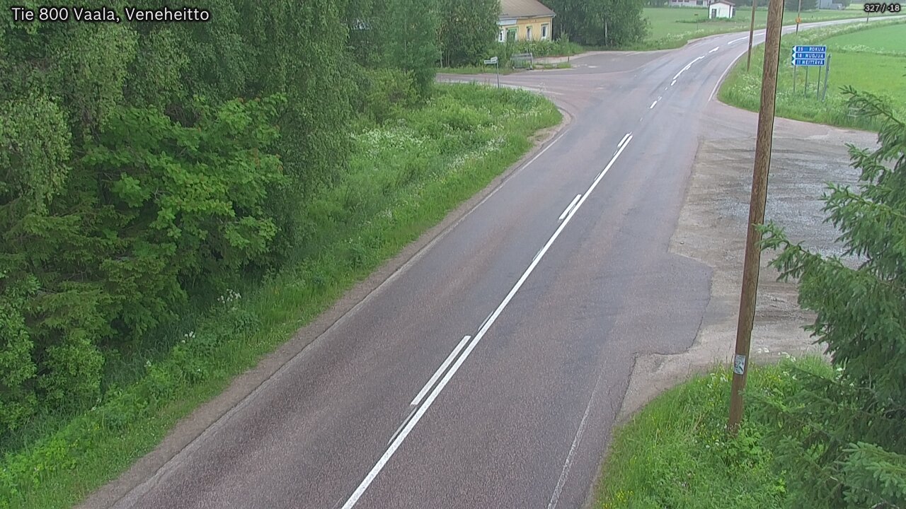 Kelikamerat Kuva Tie 800 Vaala, Veneheitto, Vaala, Pohjois-Pohjanmaa