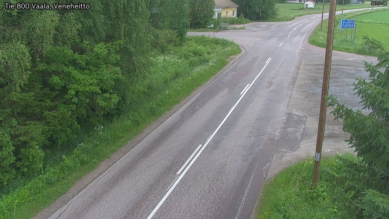 Kelikamerat Kuva Tie 800 Vaala, Veneheitto, Vaala, Pohjois-Pohjanmaa