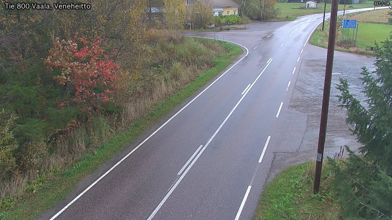 Weather Camera Image Väg 800 Vaala, Veneheitto, Vaala, Pohjois-Pohjanmaa