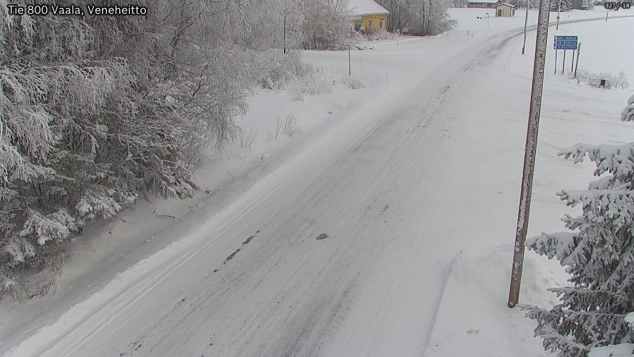 Kelikamerat Kuva Tie 800 Vaala, Veneheitto, Vaala, Pohjois-Pohjanmaa