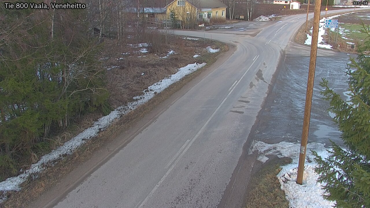 Kelikamerat Kuva Tie 800 Vaala, Veneheitto, Vaala, Pohjois-Pohjanmaa