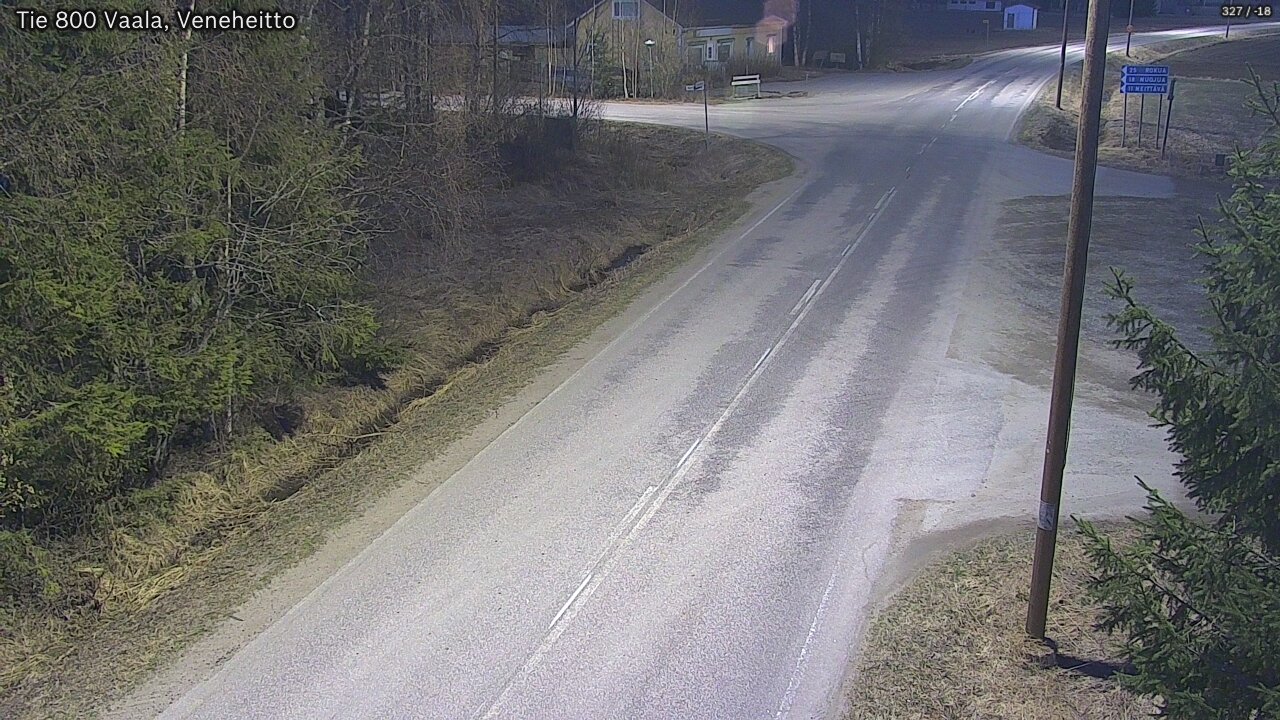 Kelikamerat Kuva Tie 800 Vaala, Veneheitto, Vaala, Pohjois-Pohjanmaa