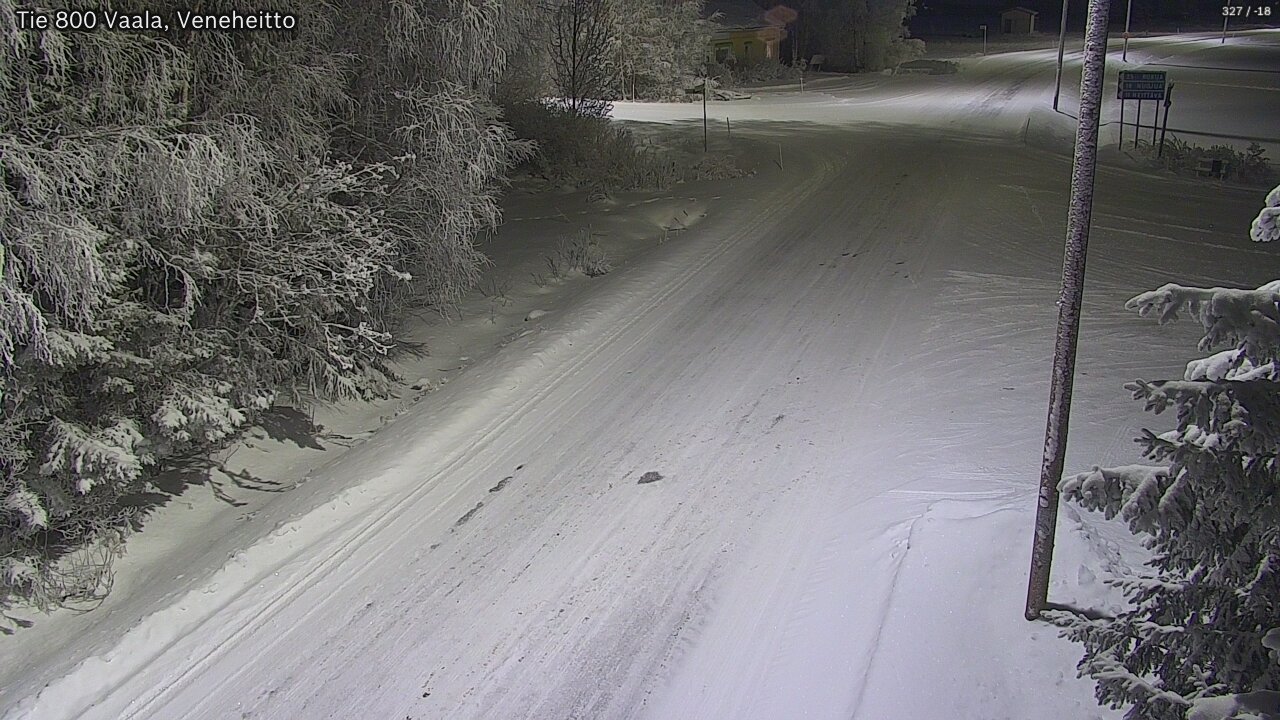 Kelikamerat Kuva Tie 800 Vaala, Veneheitto, Vaala, Pohjois-Pohjanmaa