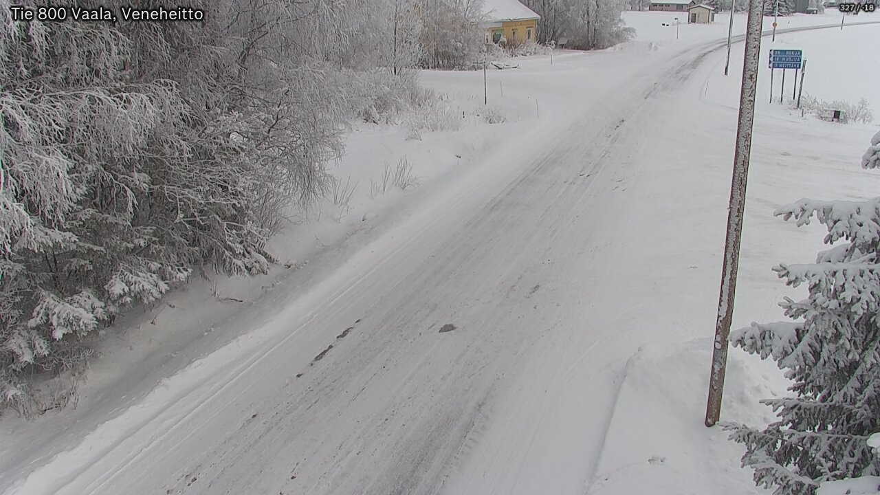 Kelikamerat Kuva Tie 800 Vaala, Veneheitto, Vaala, Pohjois-Pohjanmaa