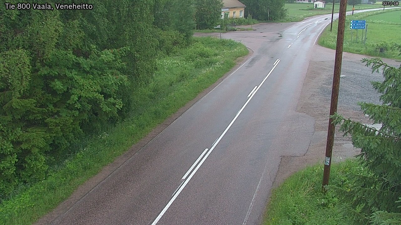 Kelikamerat Kuva Tie 800 Vaala, Veneheitto, Vaala, Pohjois-Pohjanmaa