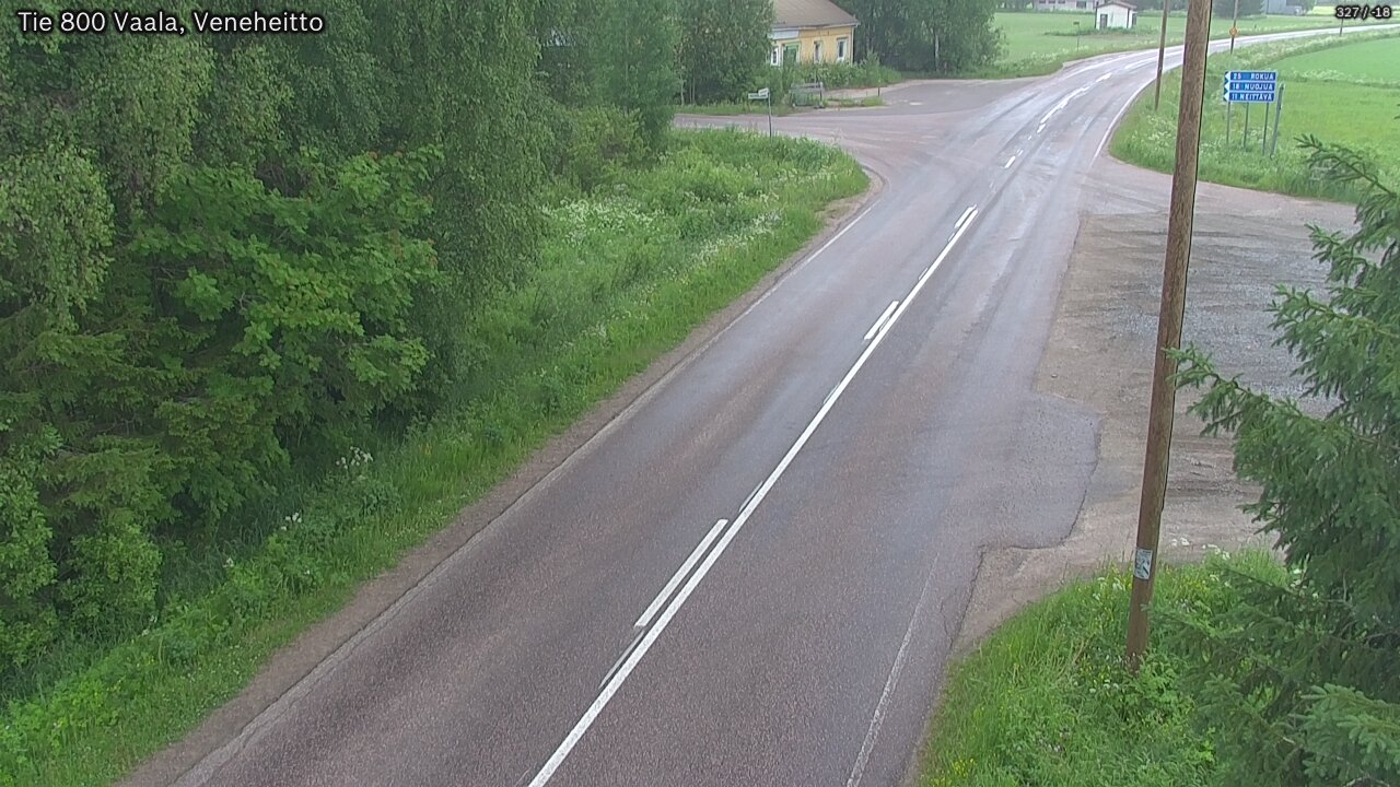 Kelikamerat Kuva Tie 800 Vaala, Veneheitto, Vaala, Pohjois-Pohjanmaa
