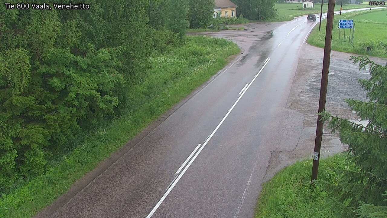 Kelikamerat Kuva Tie 800 Vaala, Veneheitto, Vaala, Pohjois-Pohjanmaa