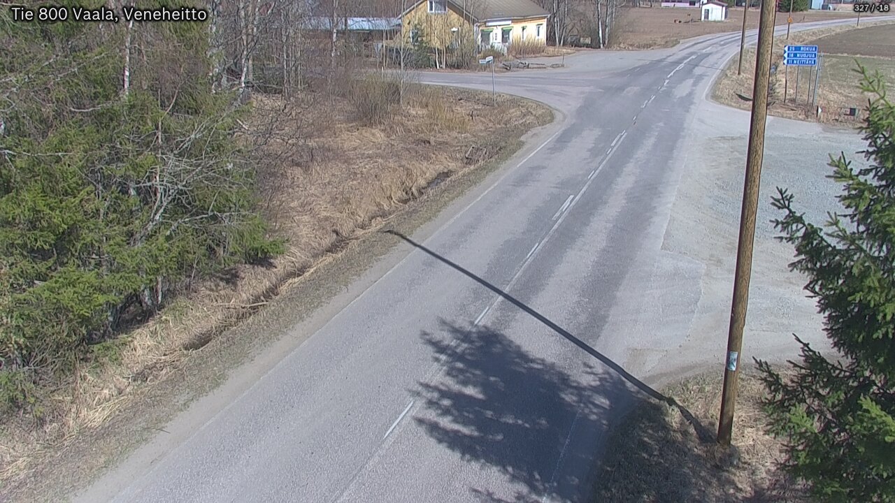 Kelikamerat Kuva Tie 800 Vaala, Veneheitto, Vaala, Pohjois-Pohjanmaa