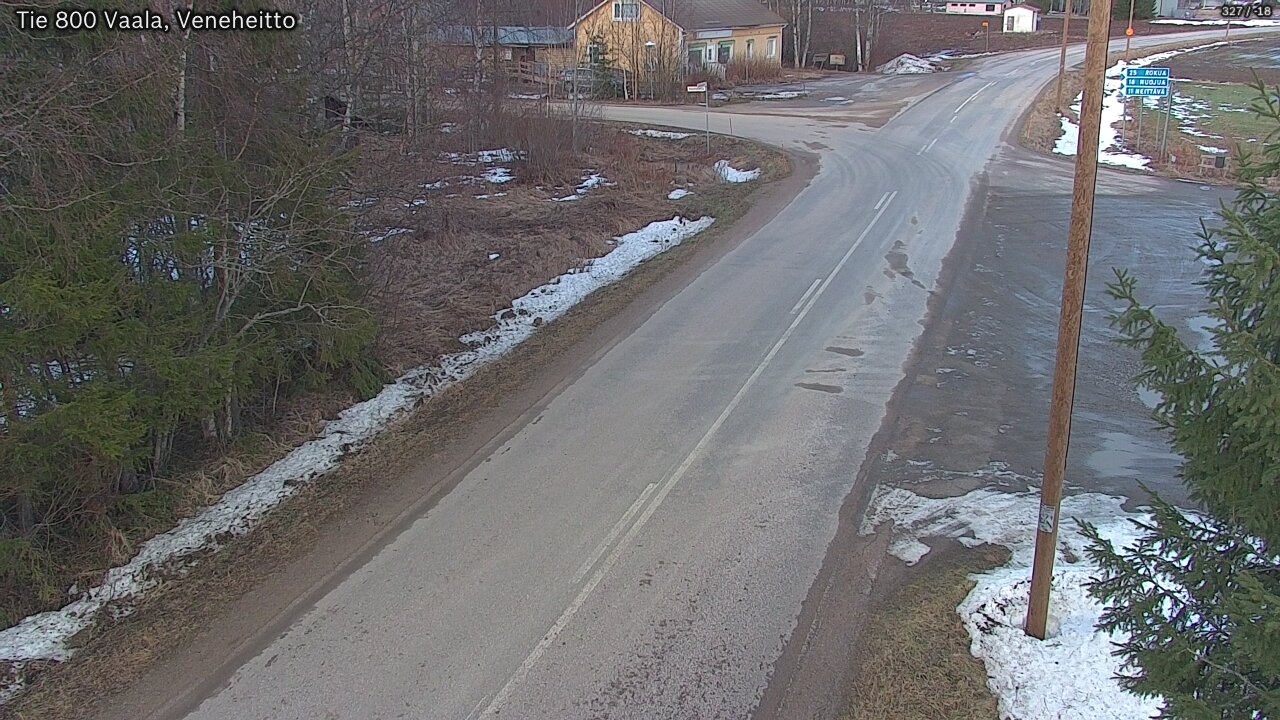 Kelikamerat Kuva Tie 800 Vaala, Veneheitto, Vaala, Pohjois-Pohjanmaa