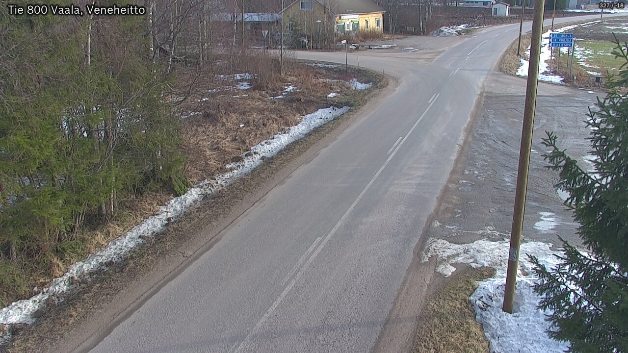 Kelikamerat Kuva Tie 800 Vaala, Veneheitto, Vaala, Pohjois-Pohjanmaa