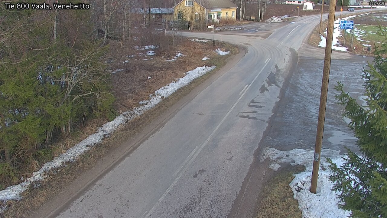 Kelikamerat Kuva Tie 800 Vaala, Veneheitto, Vaala, Pohjois-Pohjanmaa