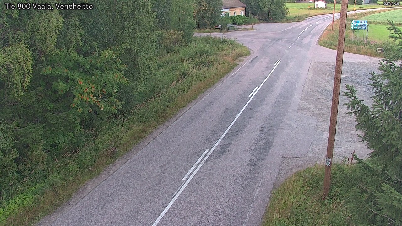 Kelikamerat Kuva Tie 800 Vaala, Veneheitto, Vaala, Pohjois-Pohjanmaa