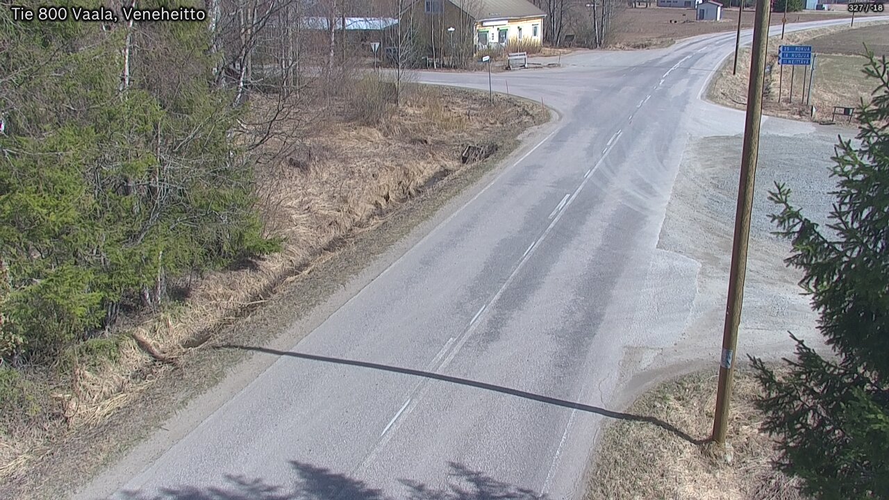Kelikamerat Kuva Tie 800 Vaala, Veneheitto, Vaala, Pohjois-Pohjanmaa
