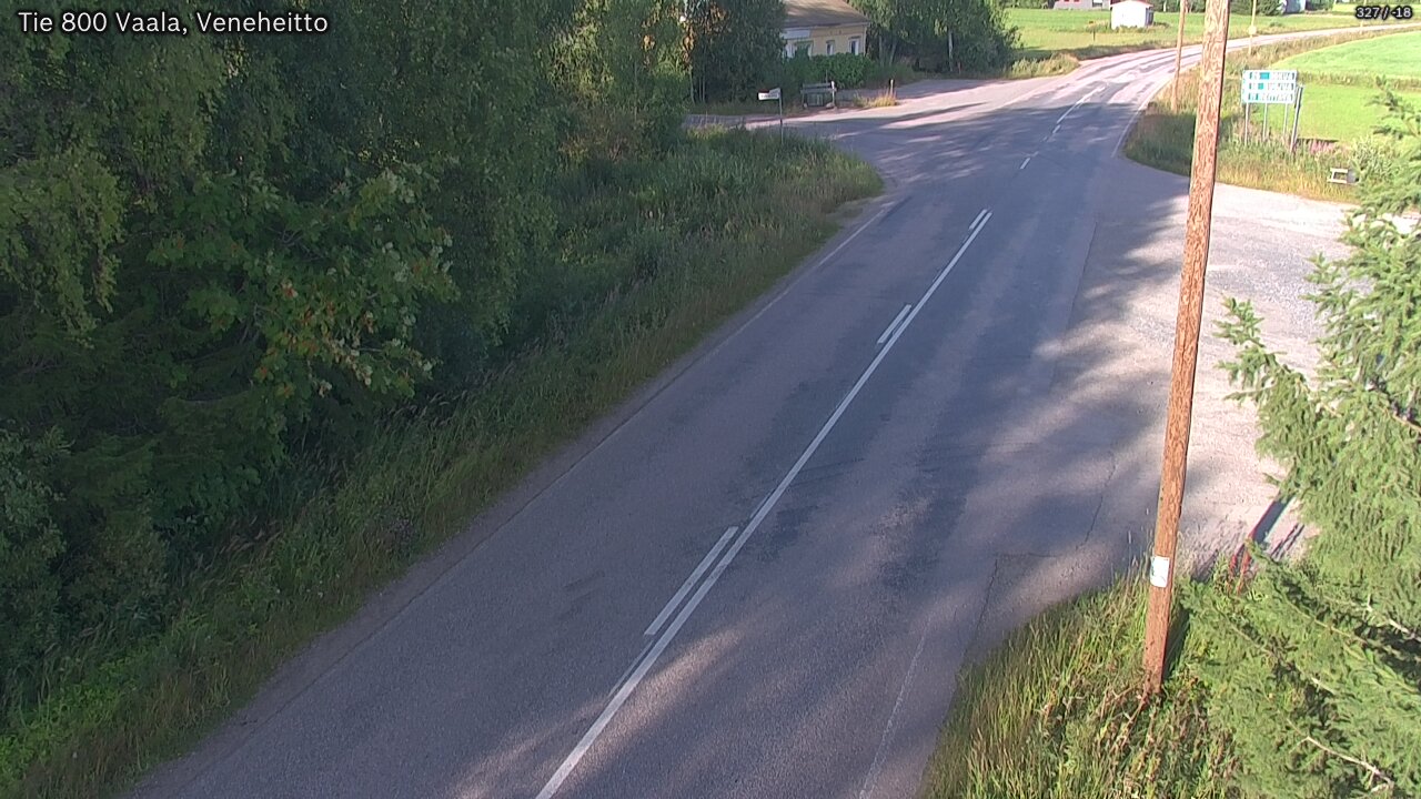 Kelikamerat Kuva Tie 800 Vaala, Veneheitto, Vaala, Pohjois-Pohjanmaa