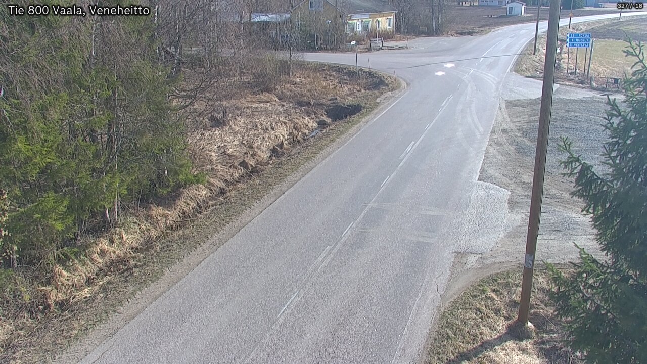Kelikamerat Kuva Tie 800 Vaala, Veneheitto, Vaala, Pohjois-Pohjanmaa