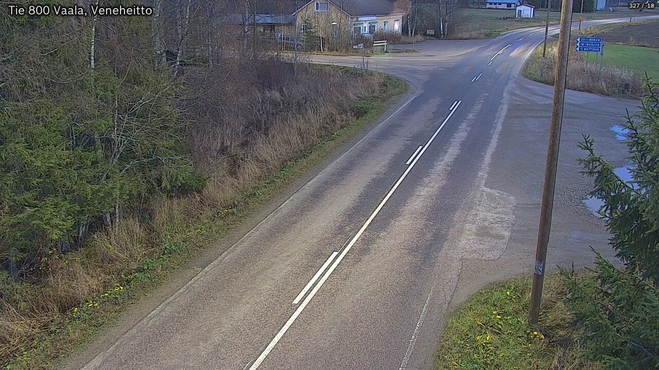 Kelikamerat Kuva Tie 800 Vaala, Veneheitto, Vaala, Pohjois-Pohjanmaa