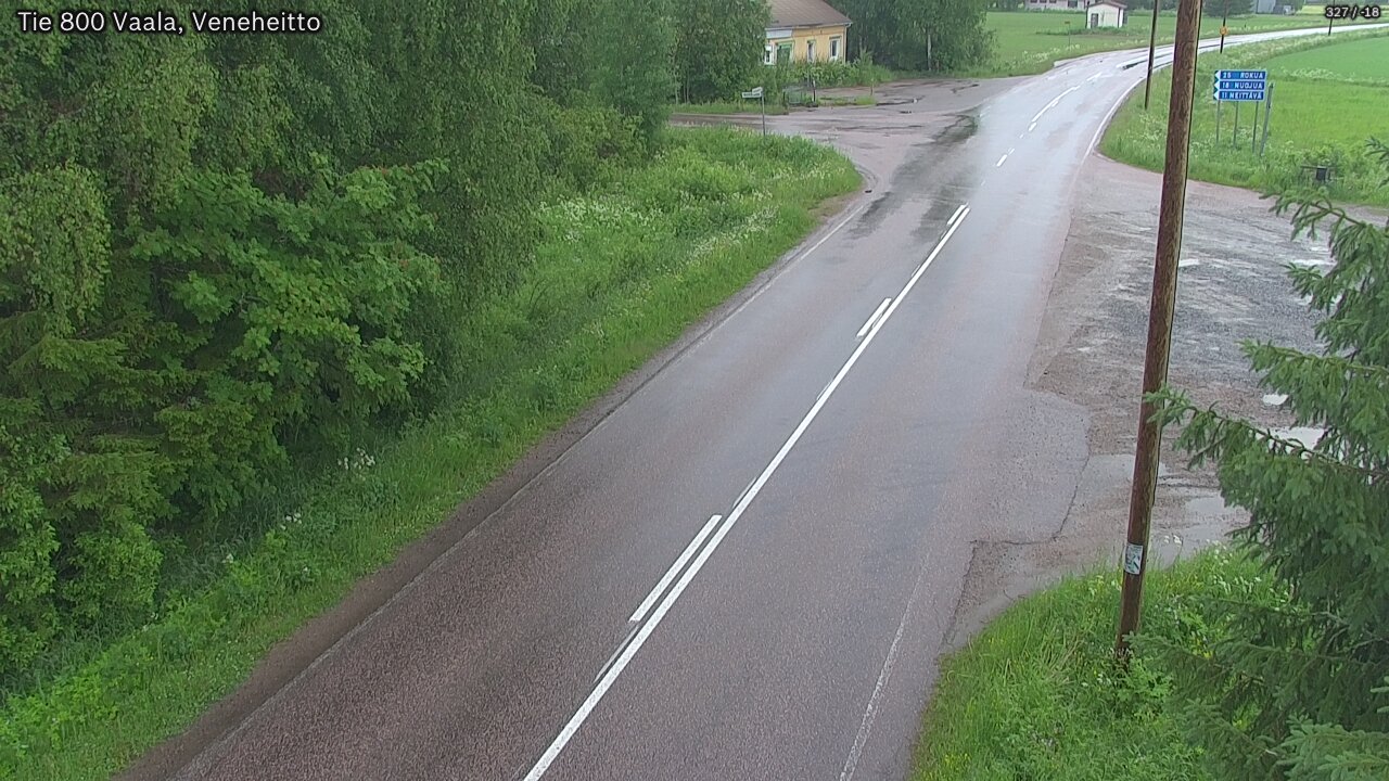 Kelikamerat Kuva Tie 800 Vaala, Veneheitto, Vaala, Pohjois-Pohjanmaa