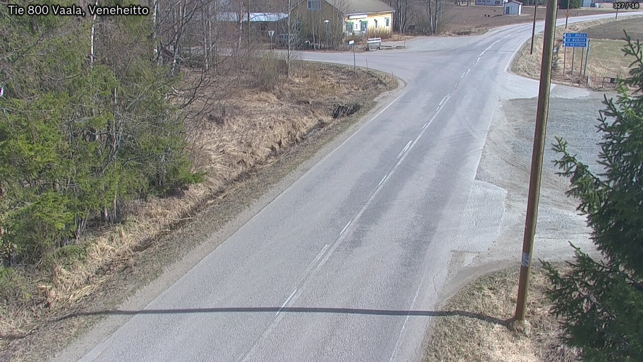 Kelikamerat Kuva Tie 800 Vaala, Veneheitto, Vaala, Pohjois-Pohjanmaa