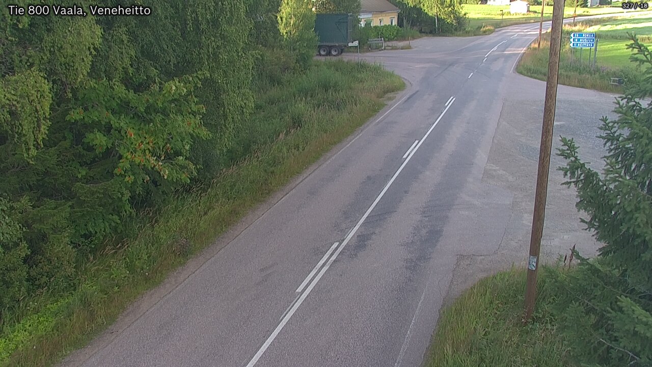 Kelikamerat Kuva Tie 800 Vaala, Veneheitto, Vaala, Pohjois-Pohjanmaa