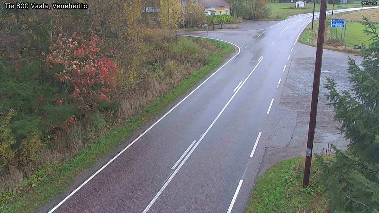 Weather Camera Image Väg 800 Vaala, Veneheitto, Vaala, Pohjois-Pohjanmaa