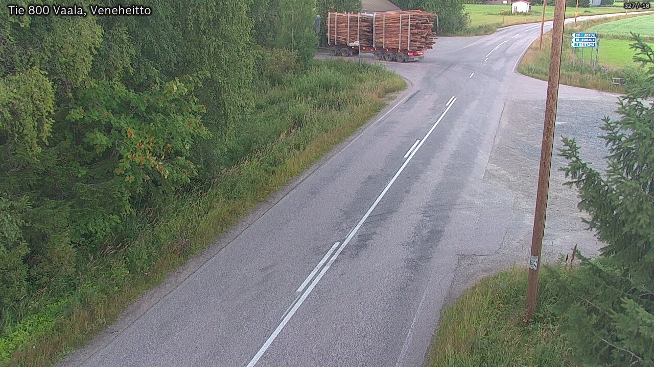 Kelikamerat Kuva Tie 800 Vaala, Veneheitto, Vaala, Pohjois-Pohjanmaa