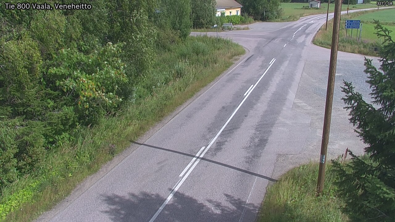 Kelikamerat Kuva Tie 800 Vaala, Veneheitto, Vaala, Pohjois-Pohjanmaa