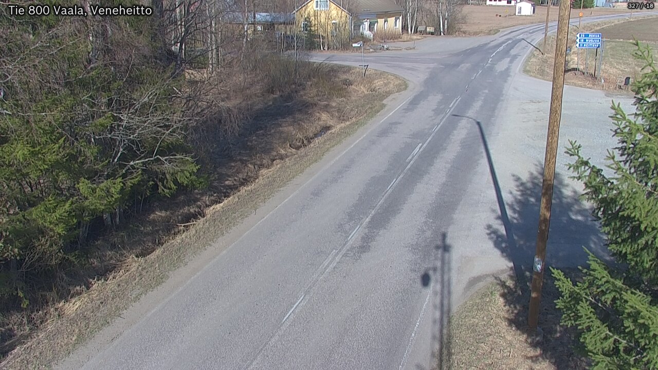 Kelikamerat Kuva Tie 800 Vaala, Veneheitto, Vaala, Pohjois-Pohjanmaa