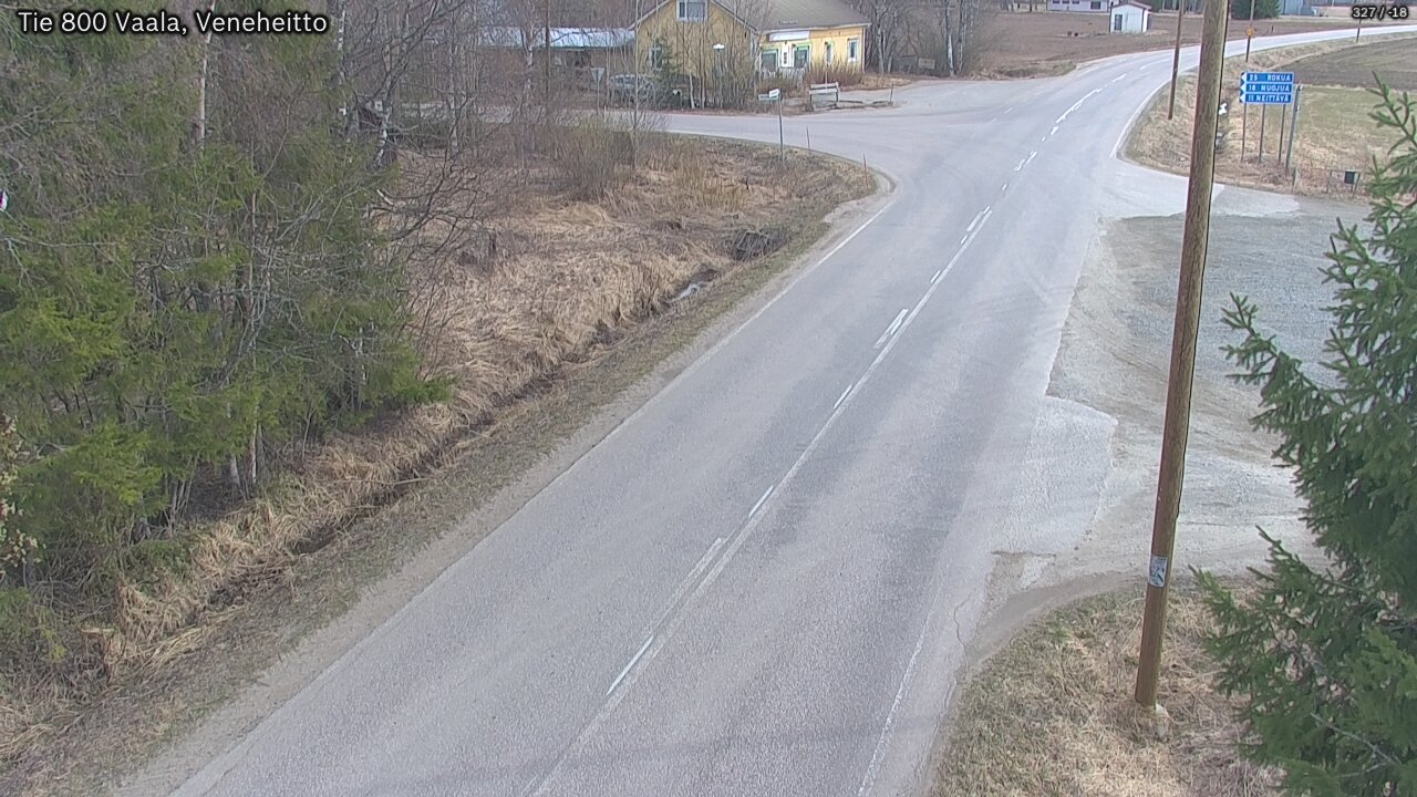 Kelikamerat Kuva Tie 800 Vaala, Veneheitto, Vaala, Pohjois-Pohjanmaa