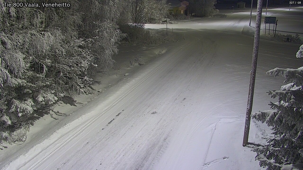 Kelikamerat Kuva Tie 800 Vaala, Veneheitto, Vaala, Pohjois-Pohjanmaa