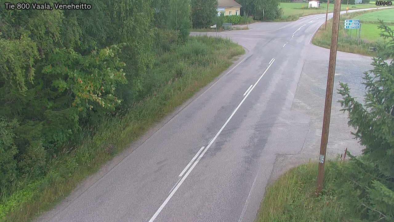Kelikamerat Kuva Tie 800 Vaala, Veneheitto, Vaala, Pohjois-Pohjanmaa
