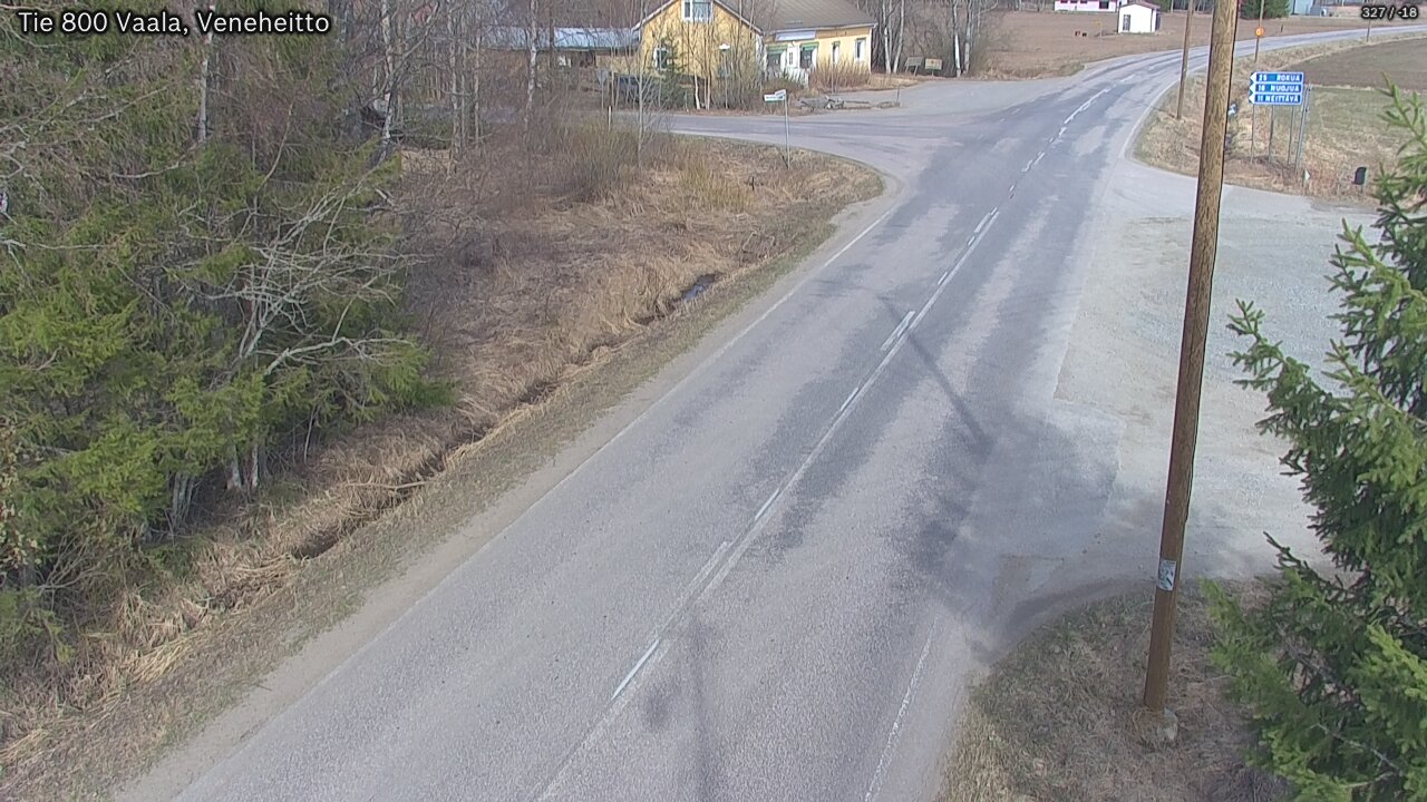Kelikamerat Kuva Tie 800 Vaala, Veneheitto, Vaala, Pohjois-Pohjanmaa