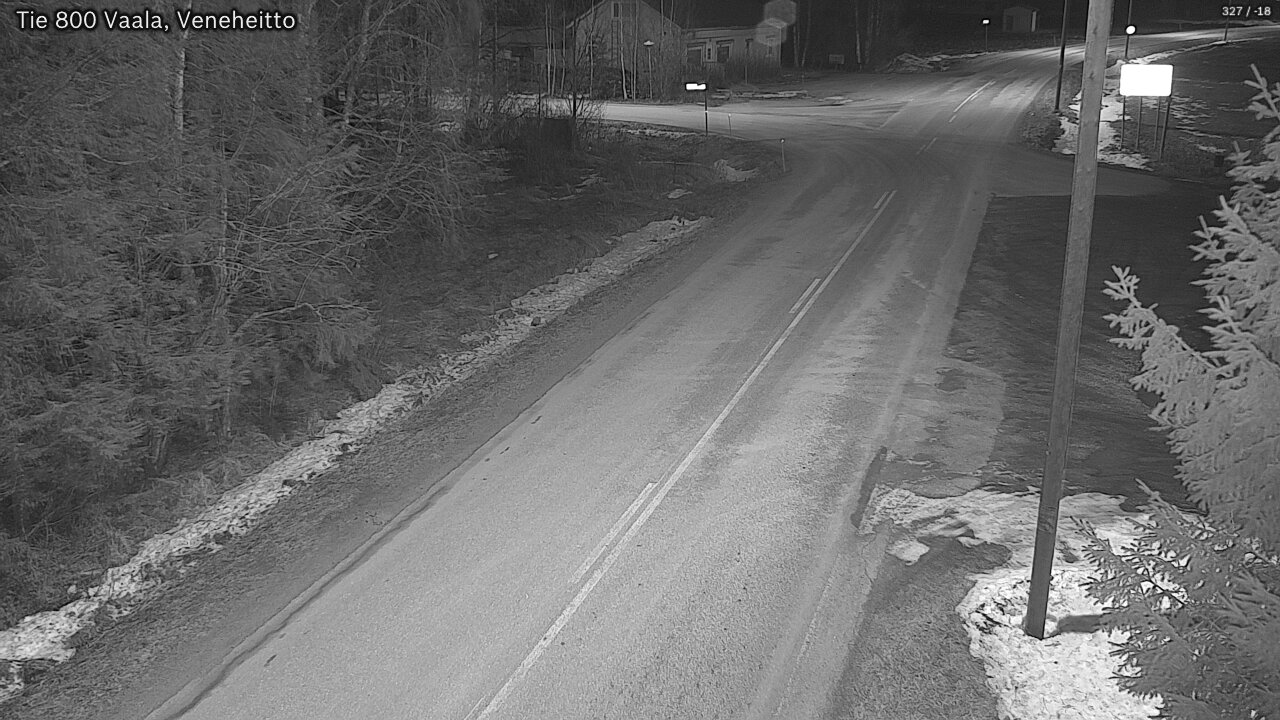 Kelikamerat Kuva Tie 800 Vaala, Veneheitto, Vaala, Pohjois-Pohjanmaa