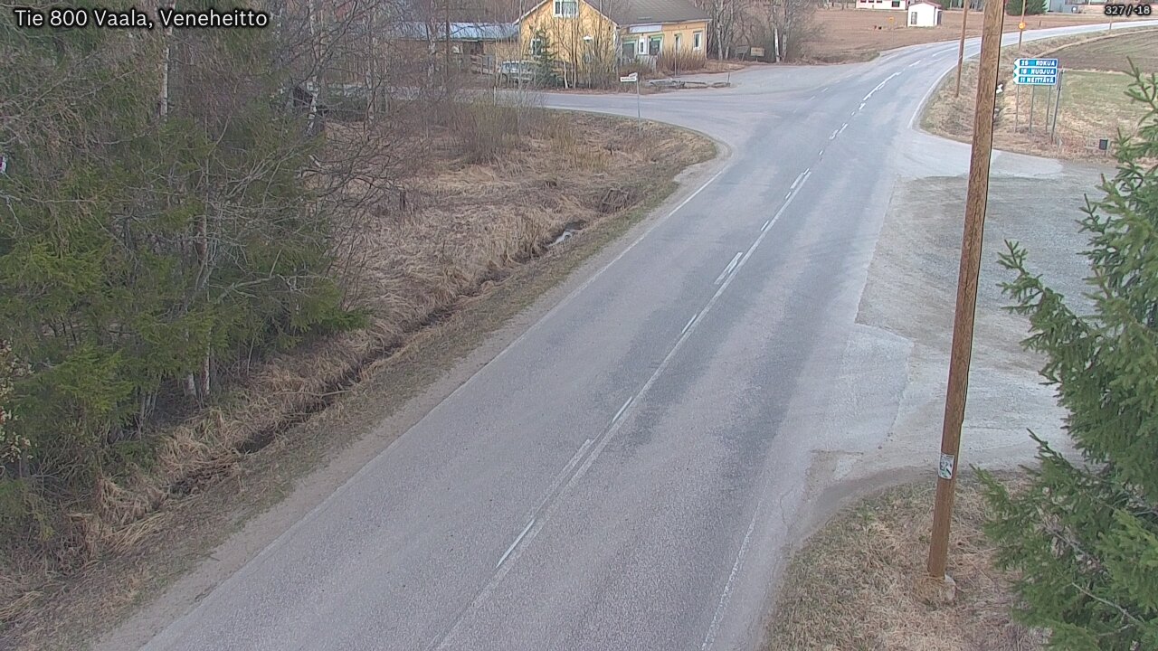 Kelikamerat Kuva Tie 800 Vaala, Veneheitto, Vaala, Pohjois-Pohjanmaa
