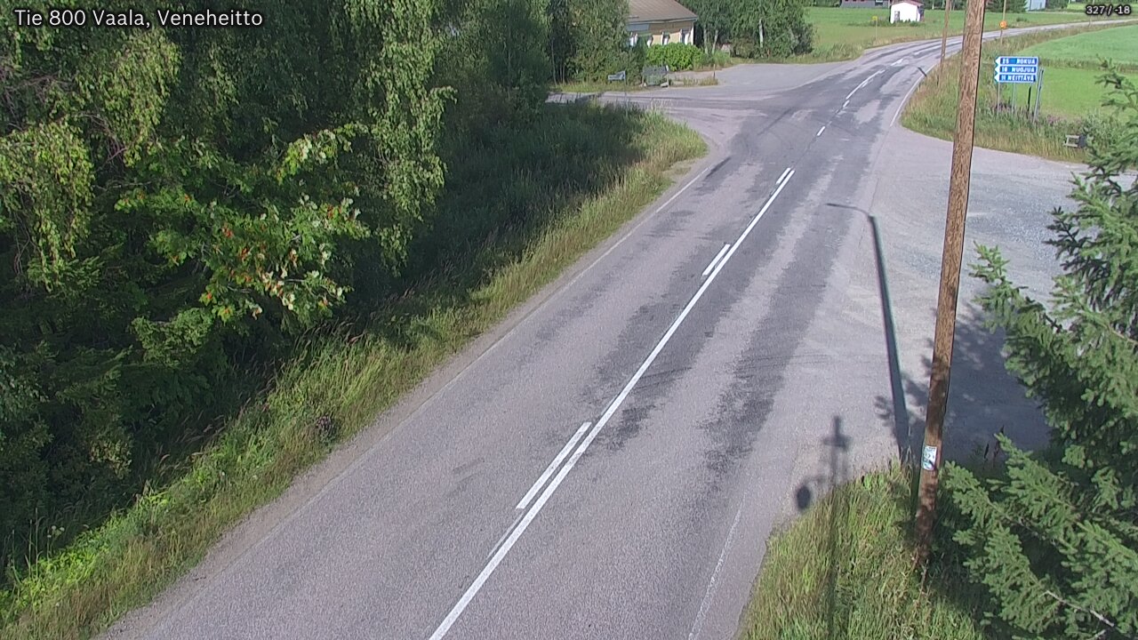 Kelikamerat Kuva Tie 800 Vaala, Veneheitto, Vaala, Pohjois-Pohjanmaa
