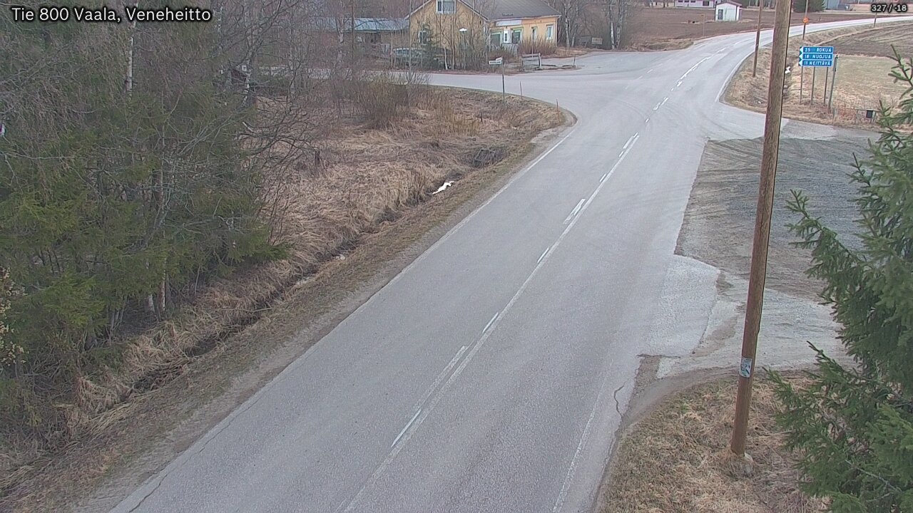 Kelikamerat Kuva Tie 800 Vaala, Veneheitto, Vaala, Pohjois-Pohjanmaa