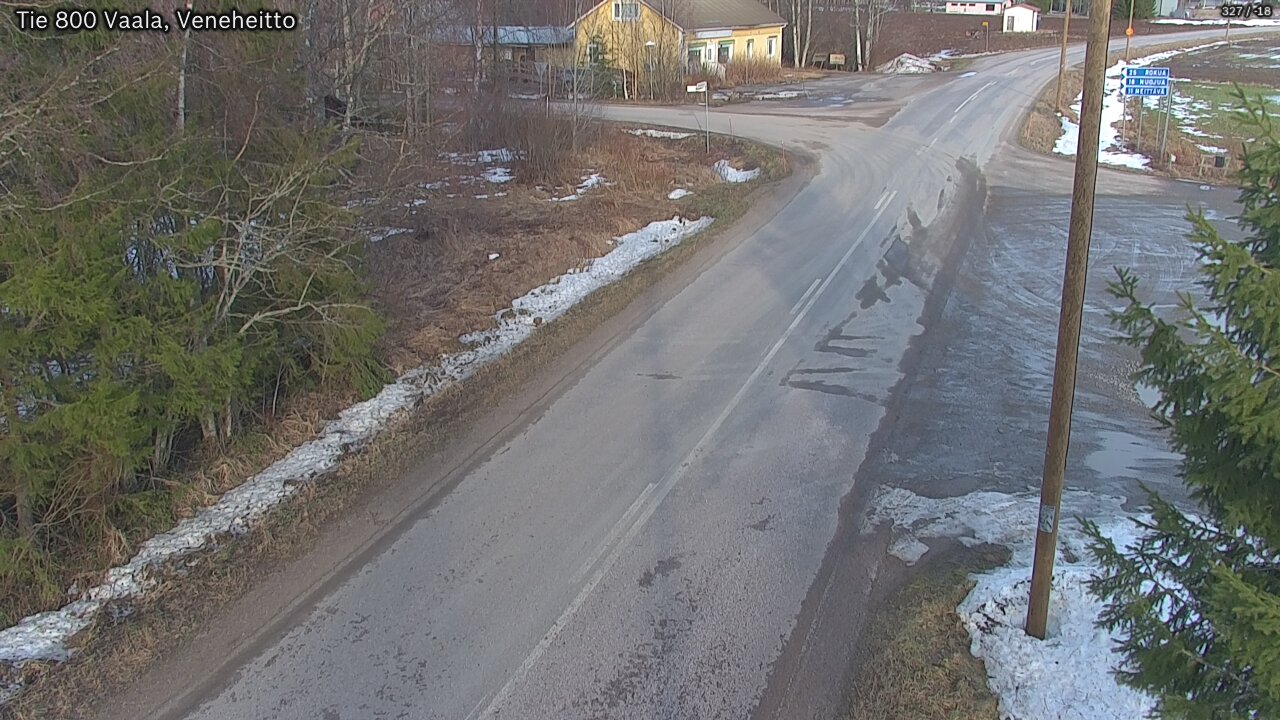 Kelikamerat Kuva Tie 800 Vaala, Veneheitto, Vaala, Pohjois-Pohjanmaa