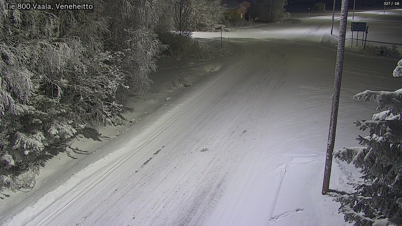 Kelikamerat Kuva Tie 800 Vaala, Veneheitto, Vaala, Pohjois-Pohjanmaa