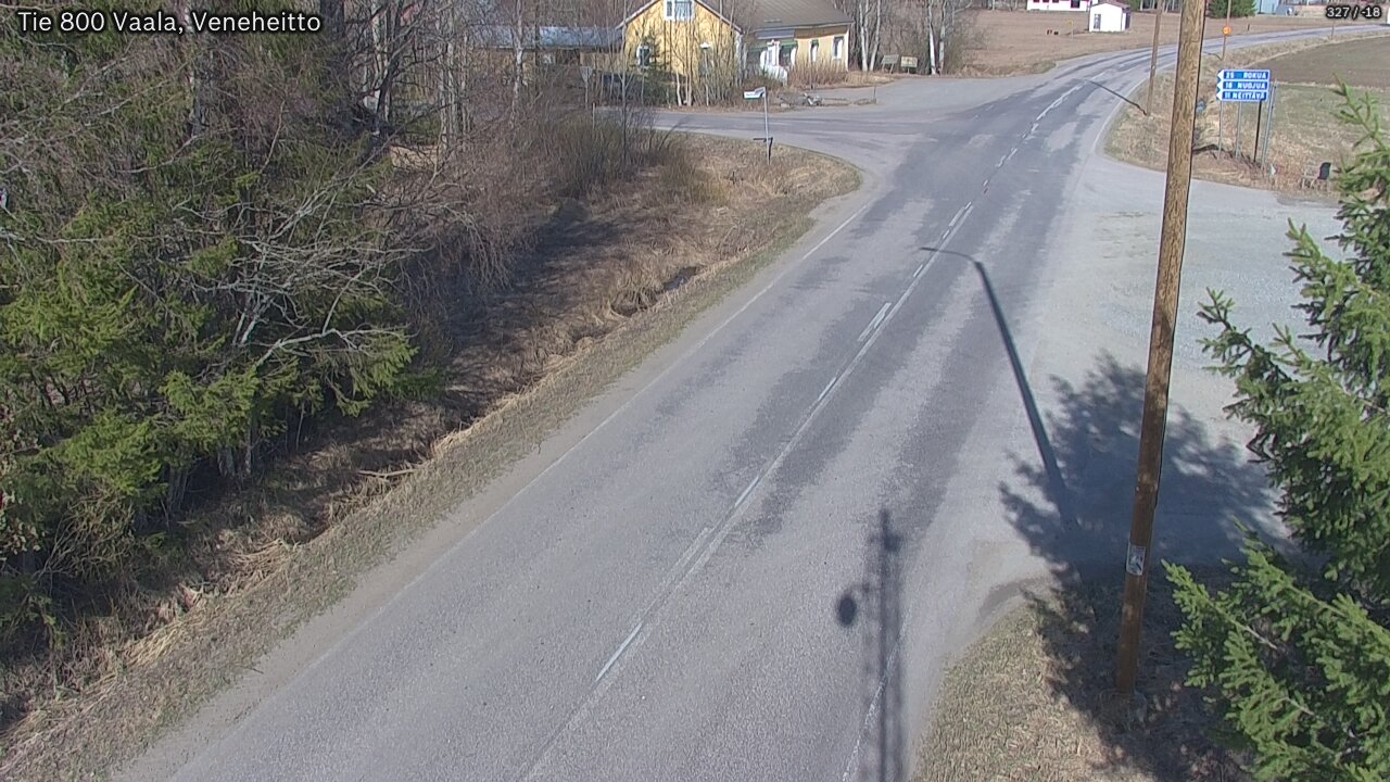 Kelikamerat Kuva Tie 800 Vaala, Veneheitto, Vaala, Pohjois-Pohjanmaa