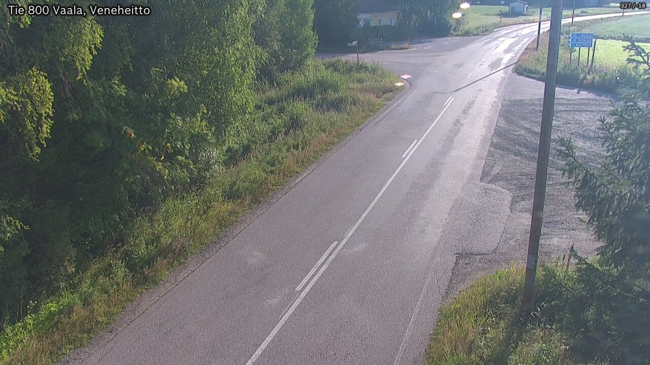 Weather Camera Image Väg 800 Vaala, Veneheitto, Vaala, Pohjois-Pohjanmaa